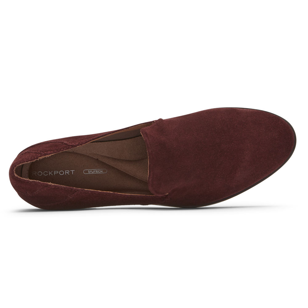 Mocasines Rockport Mujer Mexico - Perpetua Vino - ISDBR6453